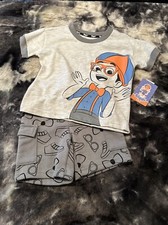 TODDLER'S BLIPPI 2 PIECE SHORT SET-12 MONTHS-NWT