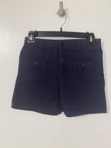 Lands’ End Shorts Girls Navy Blue Flamingo School Summer Size 12 - Picture 2 of 6