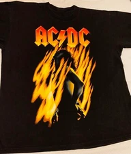 ACDDC BONFIRE BON SCOTT MEMORIAL Shirt Black Unisex S-5XL EM0593
