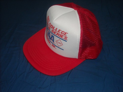 Vintage Stanford Cardinals 1987 COLLEGE WORLD SERIES Snapback VINTIGE Hat Cap - Picture 10 of 10