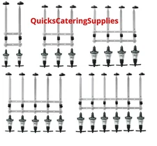 Optic Bottle Rack Wall Mounted Bracket Beaumont Spirit Measure Dispensers Bar