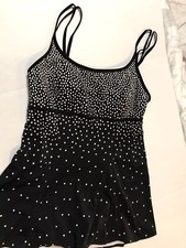 robby len one pc bathing suit dress. size 14