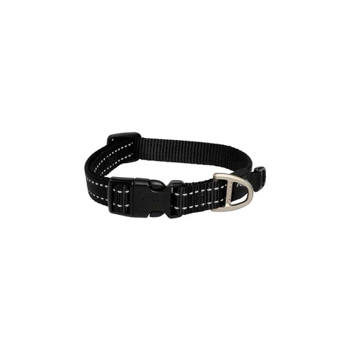 Rogz Utility Dog Collar - Side Release - Reflective Stitching - 10 Colours - Picture 2 of 11