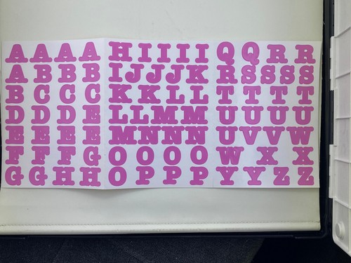 Creative Memories BOLD Large 1” ABC Alphabet All Caps Color Stickers YOU PICK - Picture 18 of 47