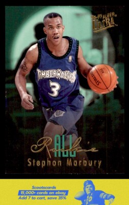1996-97 Ultra Stephon Marbury All-Rookie card #10 Minnesota