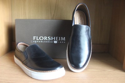 １１１１１ Florsheim Pivot Plain Toe Loafer Shoe Men Size 11.5 Black 178855