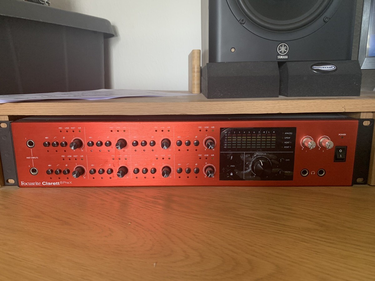 DTM・DAW Focusrite Clarett 8Pre X Thunderbolt Focusrite Clarett 8Pre X 26x28 Thunderbolt Audio Interface