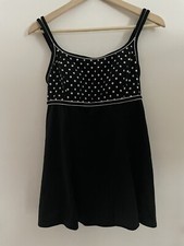 Robby Len SwimFashions one piece black and white Sz-see meas. Ag9