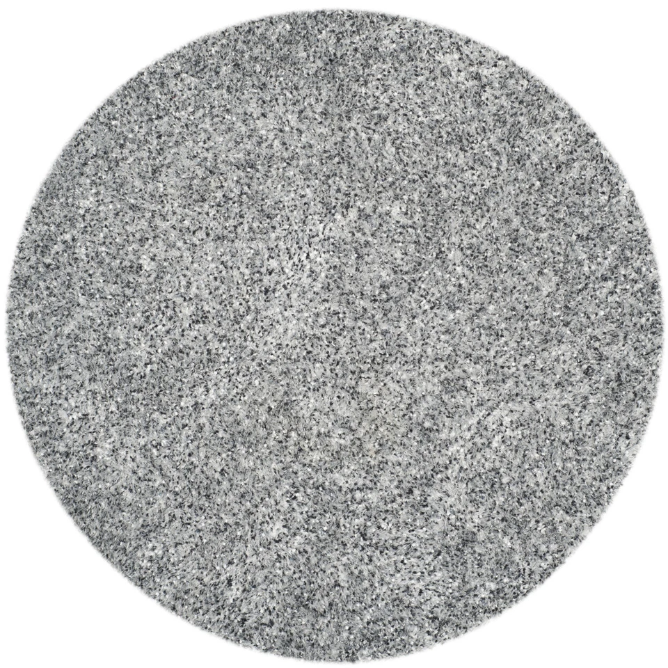 Alfombra plateada hecha a mano SAFAVIEH Malibu Shag MLS431S Foto 4 de 4