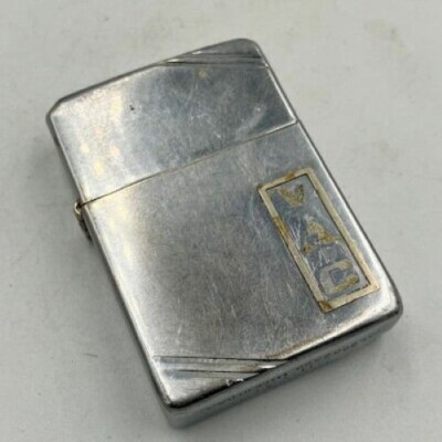 Luciano Pisoni UE-20 コルク板 Zippo Skull and Flame Design Street Chrome Windproof Lighter
