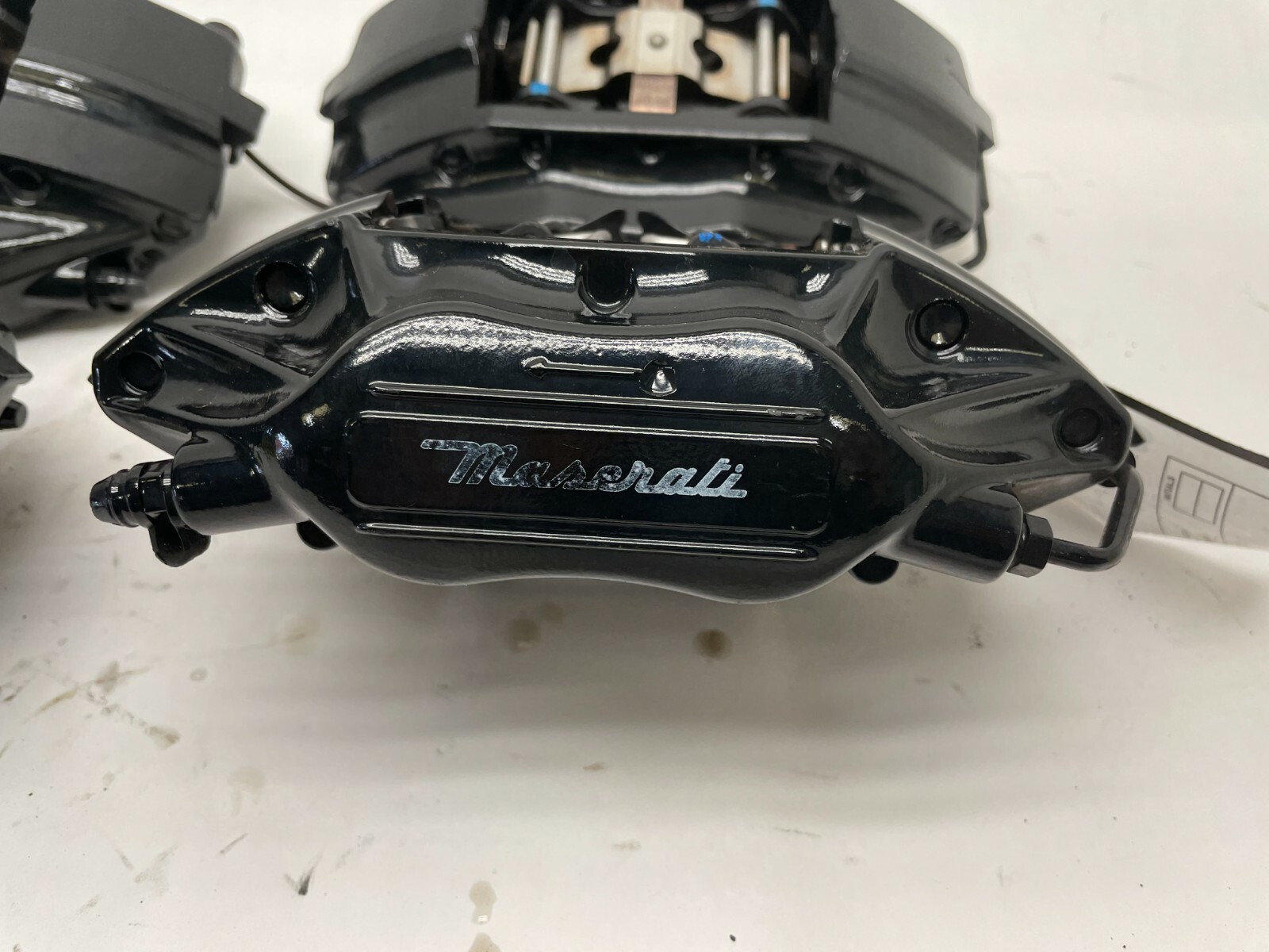 2005-2007 MASERATI COUPE GT CALIPER SET BLACK BREMBO OEM FRONT BACK 