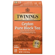 3 Pack - Twinings Ceylon Orange Pekoe Pure Black Tea - 20 count