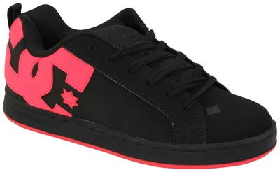womens pink and black dc shoes