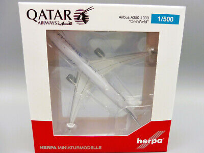 Qatar Airways Airbus A350-1000 1/500 Herpa 535144 A350 Xwb Qatar Airways Airbus A350-1000 1/500 Herpa 535144 A350 Xwb