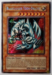 YuGiOh Urteil Drache Des Himmels Secret Rare - Deutsche Karte 1. Edition Mit Fieldcenter