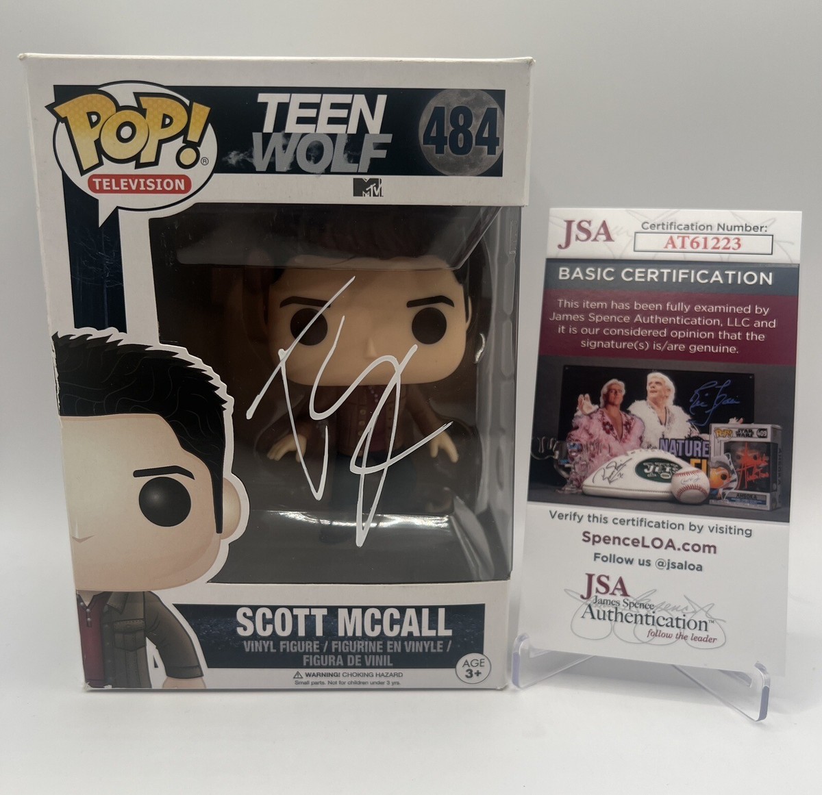 TYLER POSEY SIGNED SCOTT MCCALL WEREWOLF TEEN WOLF FUNKO POP - JSA