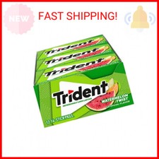 Trident Watermelon Twist Sugar Free Gum, 12 Packs of 14 Pieces 168 Total Pieces