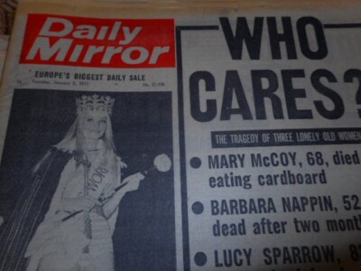 Miss World Eva Rueber Staier. Stephanie Mclean. Mary Roos. Arsenal Peter Simpson