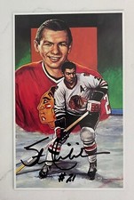 1992 Legends of Hockey  STAN MIKITA SIGNED LEGENDS CARD - Chicago Blackhawks