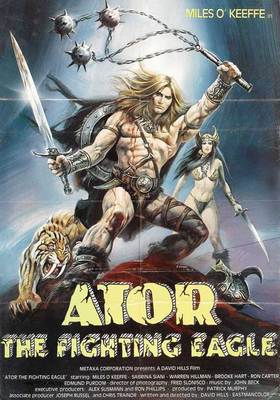 ATOR, THE FIGHTING EAGLE Movie POSTER 27x40 Miles O'Keeffe Sabrina Siani Ritza