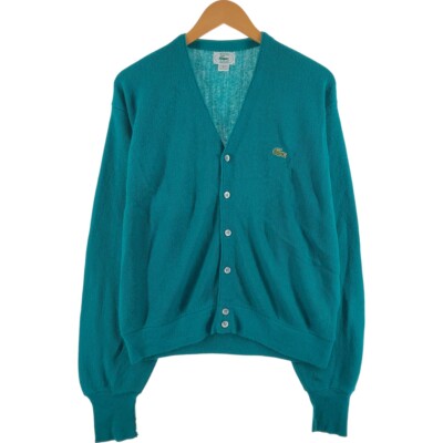 ラコステ LACOSTE カーディガン 80s 90s USA 80s-90'S Lacoste IZOD Acrylic Knit Cardigan Made in USA
