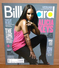 Alicia Keys cover Billboard magazine November 14, 2009 early Taylor Swift Ad