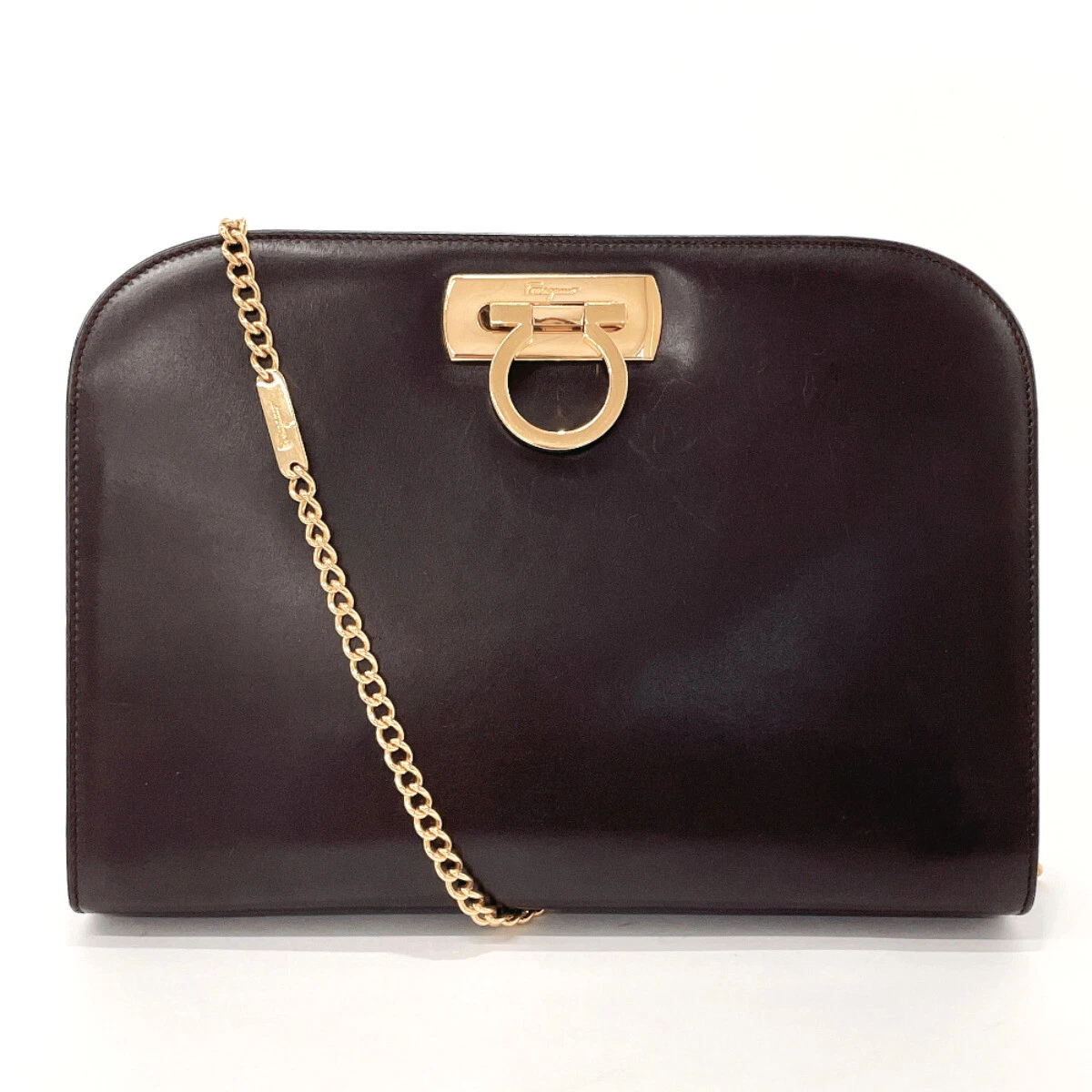 Salvatore Ferragamo Shoulder Bag P21 0587 Gancini ChainShoulder