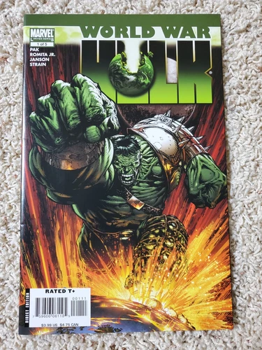 WORLD WAR HULK #1 of 5 (Marvel Comics 2007) 1st Print Planet Hulk SKAAR Son of