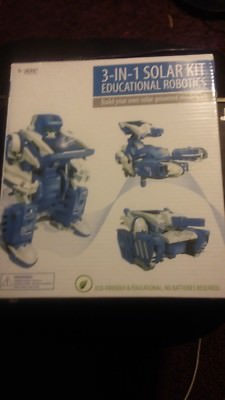 Vibe E-ssential 3in1 Solar Kit Solar-powered Model Robot-Tank-Scorpion New18-074