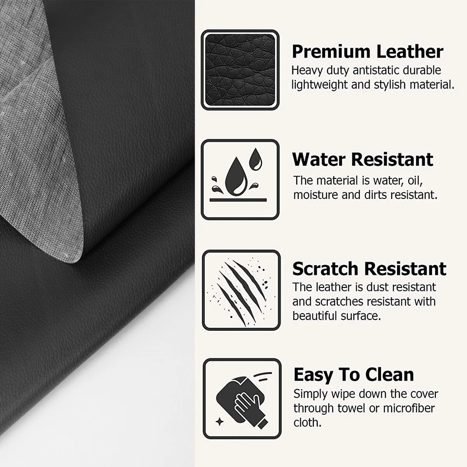 Marine Grade Vinyl Upholstery Waterproof Fabric Fake Leather Material - Image 2 of 4