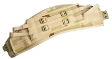 USGI Military Desert 3-Color MOLLE II Backpack Molded Waist Belt Kidney Pad USED