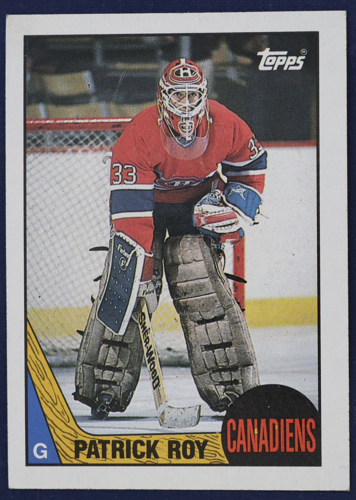 1987-88 Topps #163 Patrick Roy EXMT to NM
