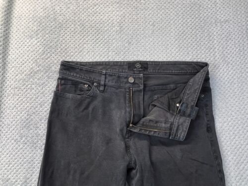 AETHER Mens Chino Jeans Selvedge Denim Distressed Straight Sz 34x30 Quiet Luxury - Picture 20 of 20