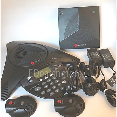 Polycom SoundStation 2W Conference Phone Complete 2201-67800-022 Expanded
