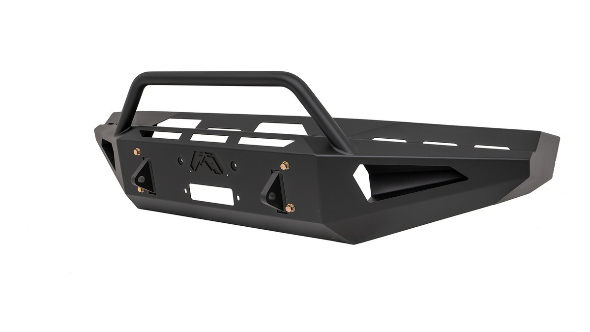 Fab Fours Red Steel Front Bumper Fits 94-02 Ram 2500 Ram 3500 DR94