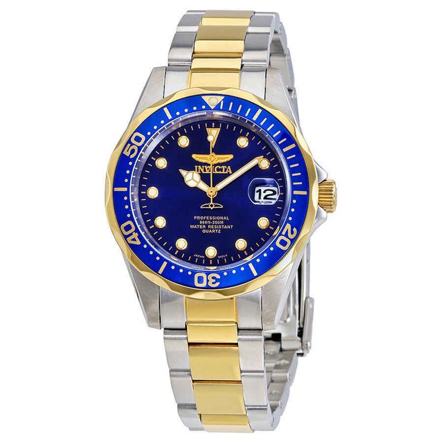 invicta silver and gold