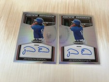 2022 Panini Prizm Draft Picks Jeferson Espinal Signing Sessions Auto Silver (2)