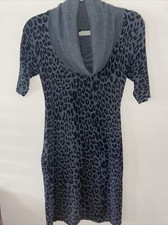 Express Design Studio Size Xtra Small Animal Print Sweater Dress Knee Length