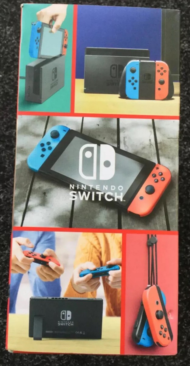 Nintendo Switch HAC-001(-01) Handheld Console - 32GB - Neon Blue