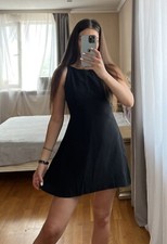 🆓US🛃 vintage 90's DOLCE & GABBANA black Dress IT 40