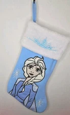 Disney Frozen Christmas Stocking Queen Elsa Embroidered 16"
