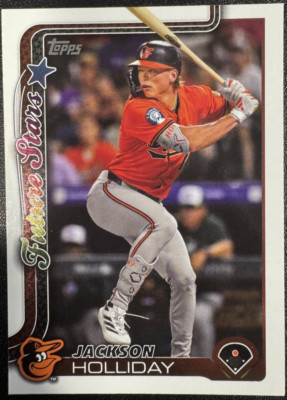 2025 Topps Series 1 Jackson Holliday Base Future Stars #220 - Orioles