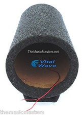 6.5" inch EMPTY Torpedo TURBO BASS TUBE Sub Woofer Car Audio Speaker Box VWLTW