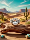 Pretty Vintage 925 Sterling Silver CZ Ring Size 6