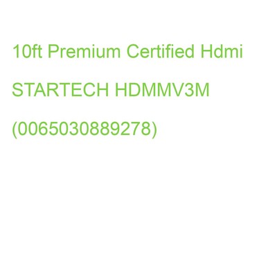 10ft Premium Certified Hdmi STARTECH HDMMV3M (0065030889278)