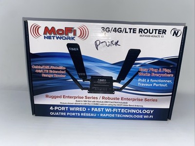 Mofi Network MOFI4500-4GXeLTE V2 4G/LTE Router | Rural/RV SIM Internet modem ￼