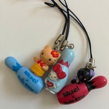 Hello Kitty Sanrio Strap ROUND Collaboration Quantity Tanned Other Rare Heisei