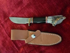 Marble's Fixed Blade Hunter Buffalo/Crown Stag Handle