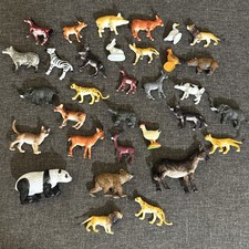 VTG Plastic Animal Lot Of Assorted Animals