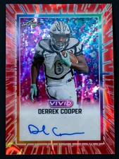 2025 Leaf Vivid Football Derrek Cooper Auto 1/2 BA-DC2
